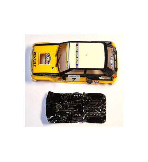 Mustang M-L0056R Lexan rally Renault R5 Turbo - Ligereza y detalle para slot