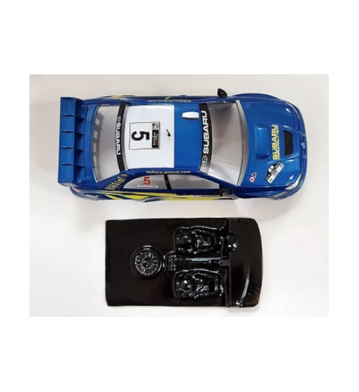 Mustang M-L0050R Lexan rally Subaru Impreza WRC 2006 - Detalle y ligereza para slot