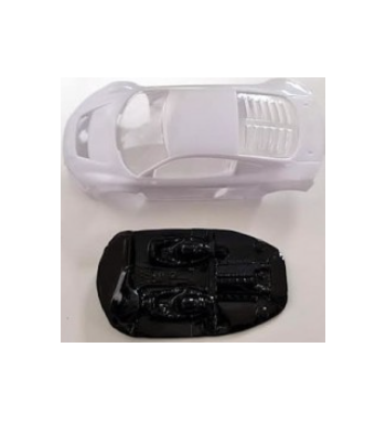 Mustang M-L0049R Lexan rally Audi R8 - Detalle y ligereza para slot