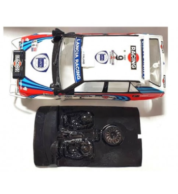 Mustang M-L0040R Lexan rally Lancia Delta Integrale - Ligereza y detalle para slot