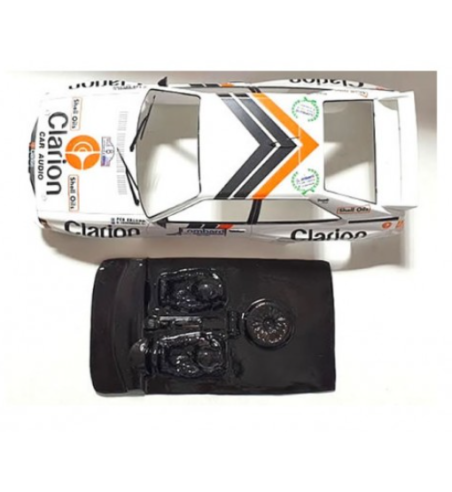 Mustang M-L0038R Lexan rally Audi Quattro Fly - Ligero y detallado para slot