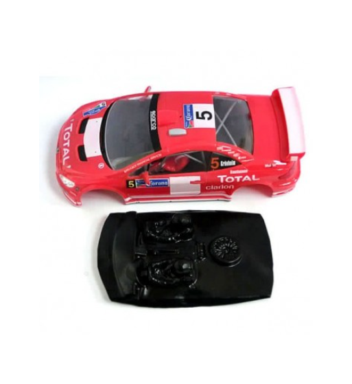 Mustang M-L0035R Lexan rally Peugeot 307 Ninco - Ligereza y detalle para slot