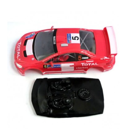Mustang M-L0035R Lexan rally Peugeot 307 Ninco - Ligereza y detalle para slot