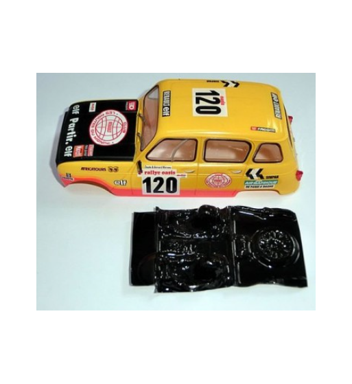 Mustang M-L0032R Lexan rally Renault 4 Scalextric - Ligereza y detalle para slot