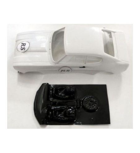 Mustang M-L0030R Lexan rally Ford Capri RS SRC - Ligereza y detalle para slot