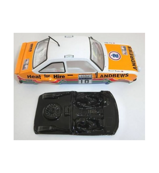 Mustang M-L0025R Lexan rally Ford Escort MKII Scalextric - Ligereza y resistencia para slot
