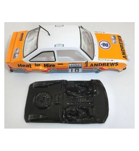 Mustang M-L0025R Lexan rally Ford Escort MKII Scalextric - Ligereza y resistencia para slot
