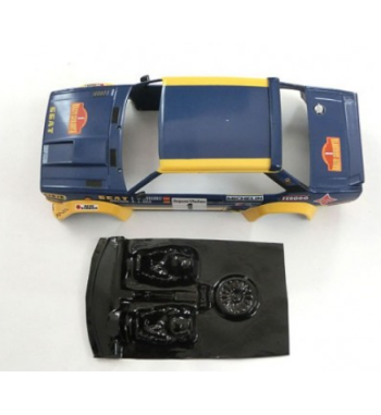 Mustang M-L0006R Lexan rally Fiat 131 Scalextric - Ligereza y detalle para slot