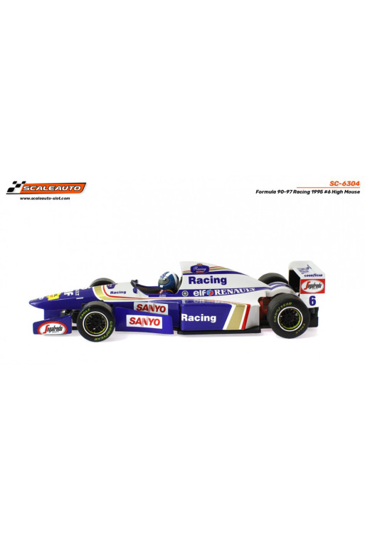 Formula 90-97 Williams 1995 n6 morro alto Scaleauto | Slot Maxi | Williams F1 slot 90s Formula 90-97 Williams 1995 n6 morro alto Scaleauto | Slot Maxi | Williams F1 slot 90s