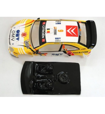 Mustang M-L0005R Lexan rally Citroen Xsara Scalextric - Ligereza y detalle para slot