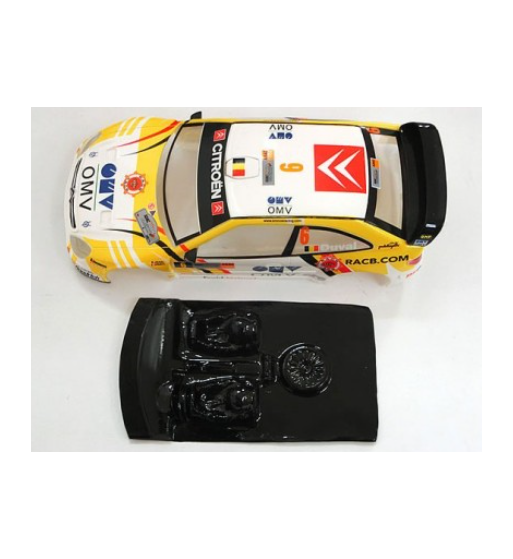 Mustang M-L0005R Lexan rally Citroen Xsara Scalextric - Ligereza y detalle para slot