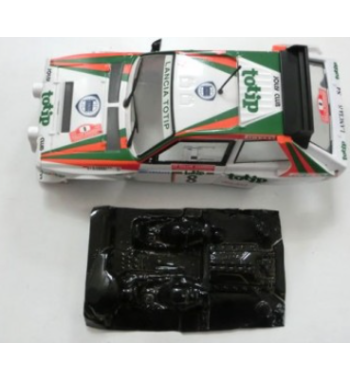 Mustang M-L0004R Lexan rally Lancia S4 Superslot - Ligereza y detalle para slot