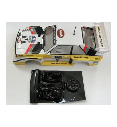 Mustang M-L0003R Lexan rally Audi S1 Superslot - Recambio ligero y resistente para slot