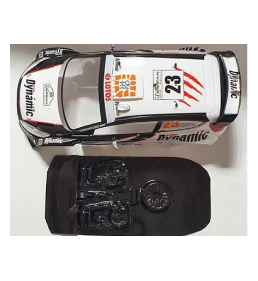 Mustang M-L003R Lexan rally Ford Fiesta Scalextric - Ligereza y detalle para slot