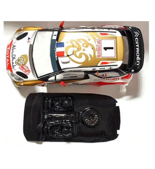 Mustang M-L0000R Lexan rally Citroen DS3 Scalextric - Ligereza y detalle para slot