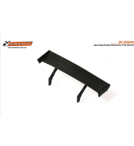 Scaleauto SC-3630A14 Alerón goma flexible Honda NSX GT3 - Calidad y flexibilidad para slot