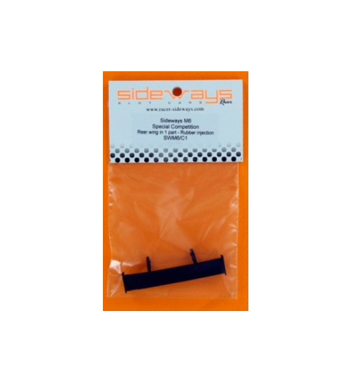 Sideways RC-SWM6C1 Alerón goma flexible BMW M6 GT3 - Calidad y flexibilidad para slot
