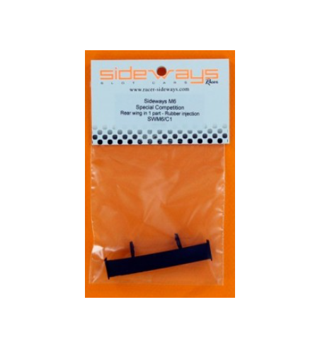 Sideways RC-SWM6C1 Alerón goma flexible BMW M6 GT3 - Calidad y flexibilidad para slot