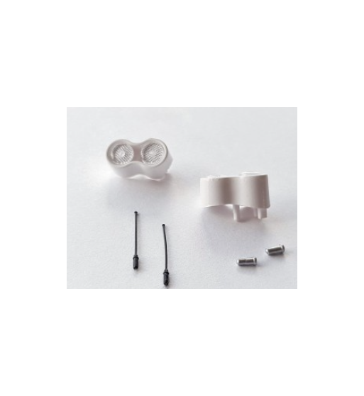 SRC RC0150 Faros auxiliares Lancia Delta S4 blancos - Recambio para slot