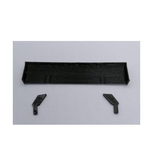 CC Slot CC-6020 Alerón goma flexible Audi R8 NSR - Recambio profesional para slot
