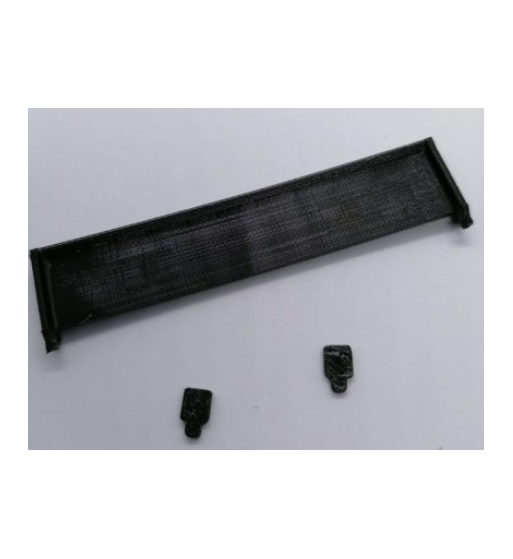 CC Slot CC-6015 Alerón goma flexible Mosler MT900R NSR - Recambio premium para slot