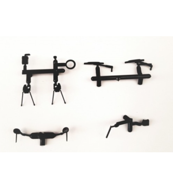 SRC RC0157 Piezas carrocería Lancia Delta S4 - Recambio resistente para slot
