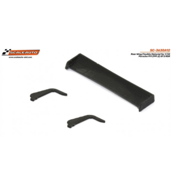 Scaleauto SC-3630A12 Alerón goma flexible Porsche 911 (991.2) - Accesorio slot