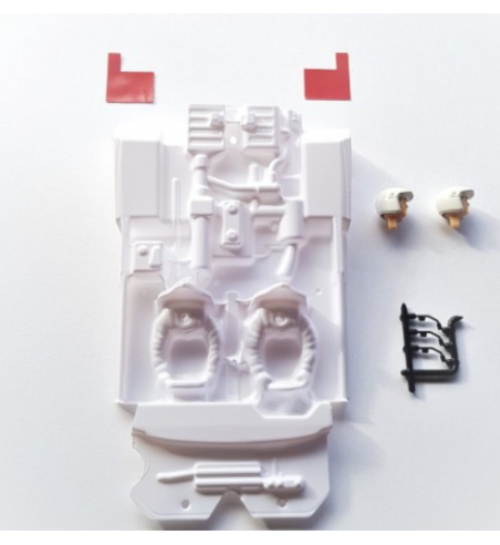 SRC RC0153 Cockpit aligerado Lancia Delta S4 - Accesorio slot lexan