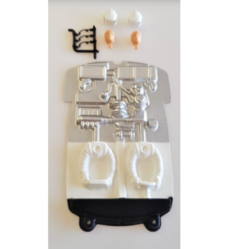 SRC RC0144 Cockpit Peugeot 205 T16 EVO2 - Accesorio lexan para slot