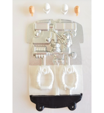 SRC RC0143 Cockpit Peugeot 205 T16 EVO1 - Recambio lexan slot