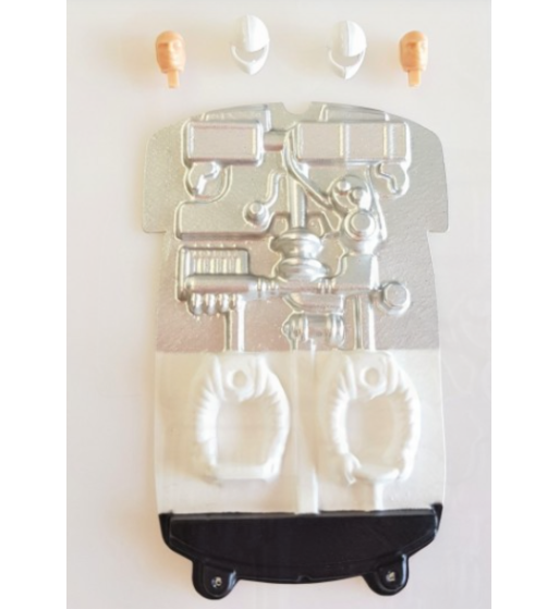SRC RC0143 Cockpit Peugeot 205 T16 EVO1 - Recambio lexan slot