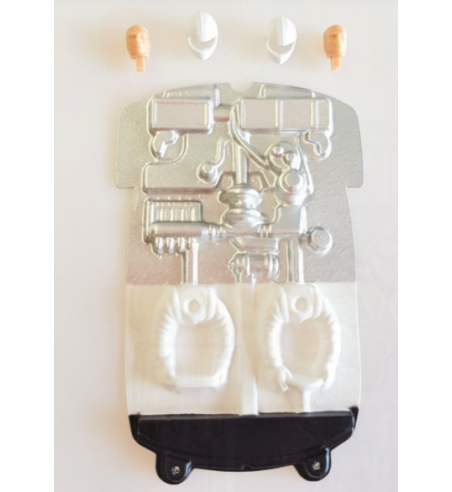 SRC RC0143 Cockpit Peugeot 205 T16 EVO1 - Recambio lexan slot