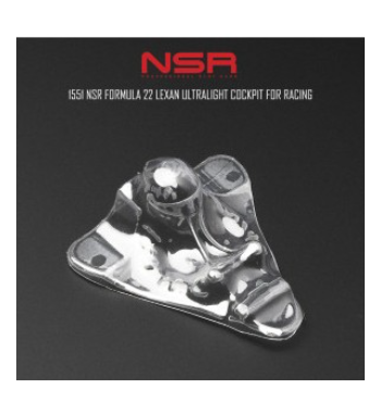 NSR-1551 Cockpit lexan Formula 1 22 - Ligereza y detalle slot