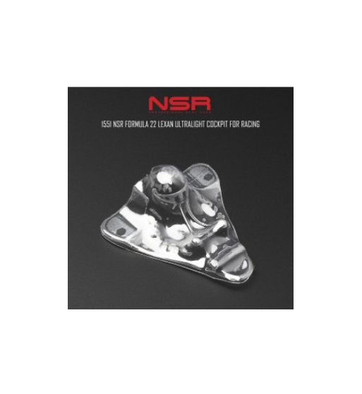 NSR-1551 Cockpit lexan Formula 1 22 - Ligereza y detalle slot