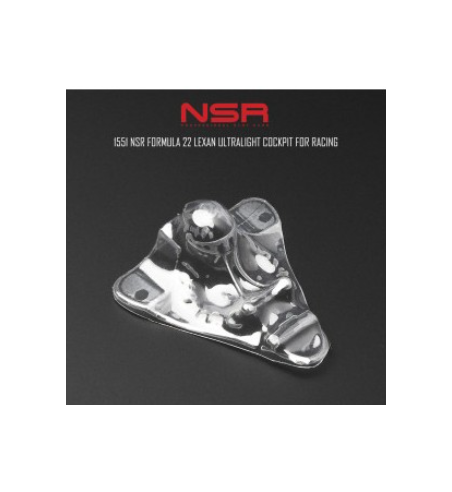 NSR-1551 Cockpit lexan Formula 1 22 - Ligereza y detalle slot