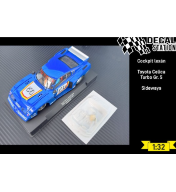 Decal Station DSL-006 Interior lexan Toyota Celica Grupo 5 - Claridad y detalle slot