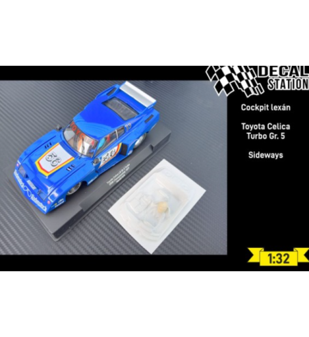 Decal Station DSL-006 Interior lexan Toyota Celica Grupo 5 - Claridad y detalle slot