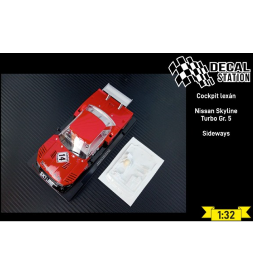 Decal Station DSL-005 Interior lexan Nissan Skyline Grupo 5 - Ligereza y detalle slot