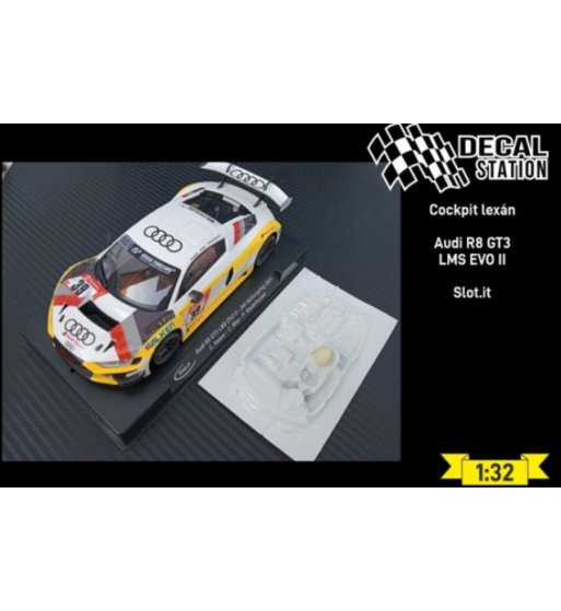 Decal Station DSL-024 Interior lexan Audi R8 GT3 LMS Evo II - Ligereza y detalle slot