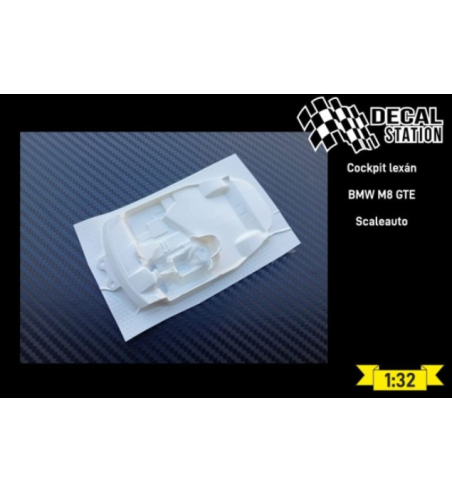 Decal Station DSL-011 Interior lexan BMW M8 GTE Scaleauto - Precisión y ligereza slot