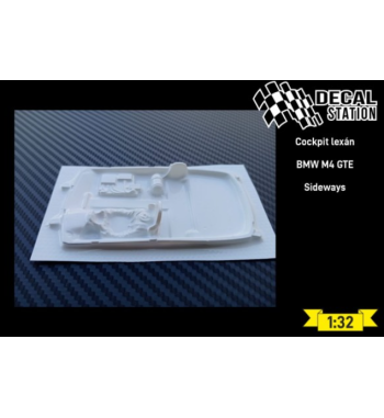 Decal Station DSL-004 Interior lexan BMW M4 GT3 Sideways - Claridad y ligereza slot