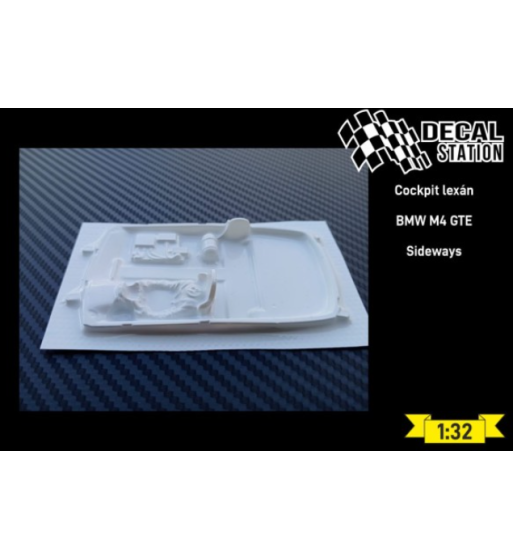 Decal Station DSL-004 Interior lexan BMW M4 GT3 Sideways - Claridad y ligereza slot