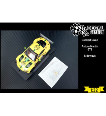 Decal Station DSL-003 Interior lexan Aston Martin Vantage GT3 - Ligereza y realismo slot