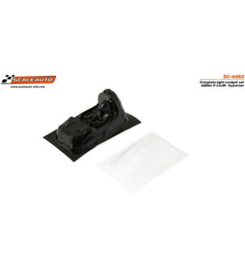 Scaleauto SC-6682 Interior lexan Cadillac V-Lmdh Hypercar - Claridad y ligereza slot