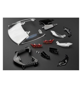 NSR-1559 Cristal y faros Corvette C8R - Visibilidad y detalle slot