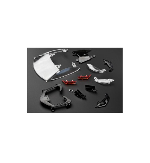 NSR-1559 Cristal y faros Corvette C8R - Visibilidad y detalle slot