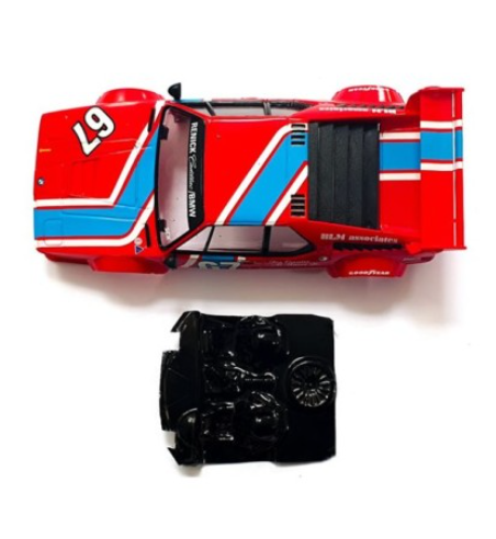 Mustang M-L0068R Lexan rally BMW M1 SCX - Ligereza y detalle slot