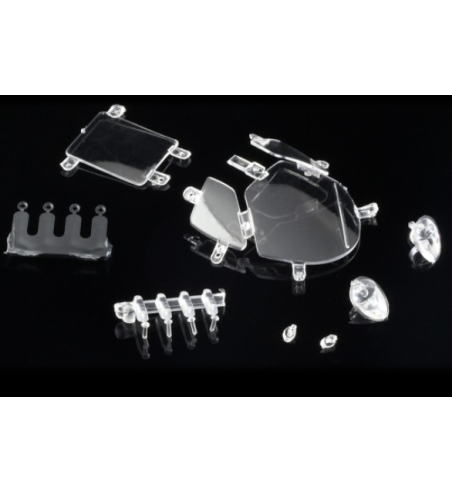 NSR-1353 Cristal y luces Ford P68 - Visibilidad y realismo en slot