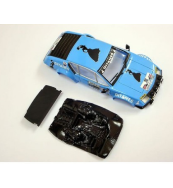 Mustang M-ACLR23 Lexan rally Alpine A310 Avant con soporte tornillos - Recambio profesional slot