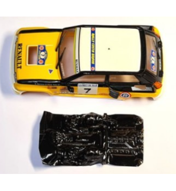 Mustang M-L0056R Lexan rally Renault R5 Turbo - Ligereza y detalle para slot